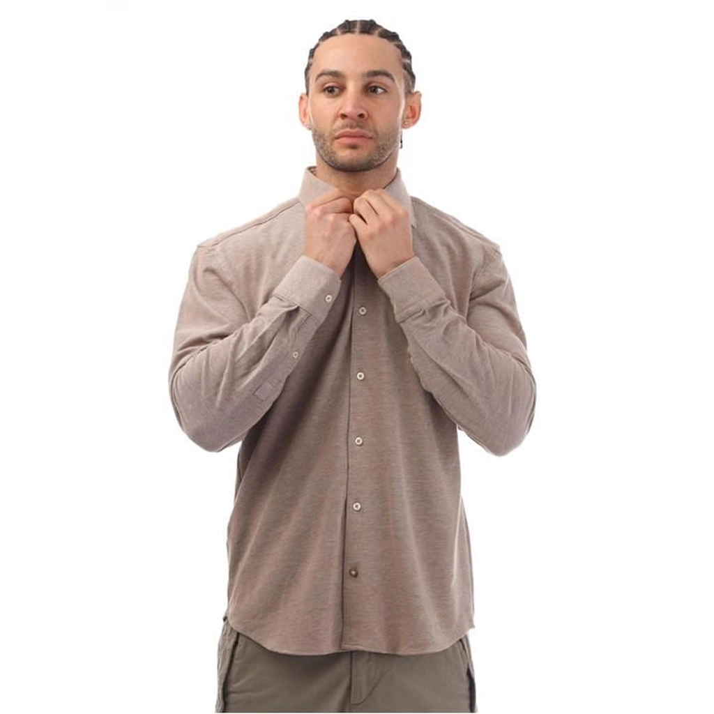 Hugo Boss C-HAL Kent Jersey Shirt - Beige